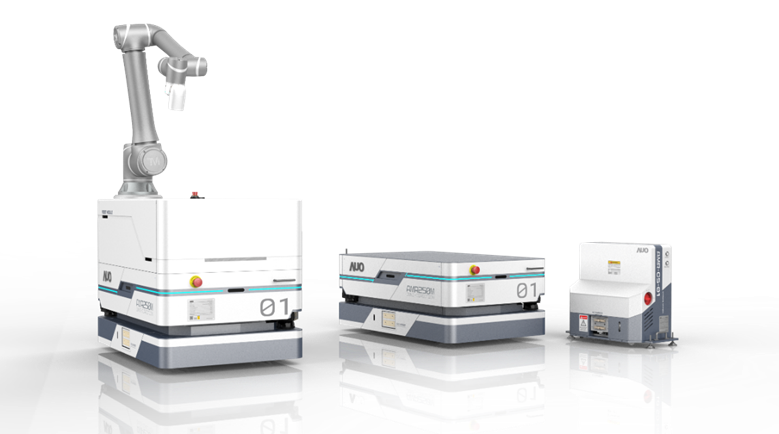 Z6·尊龙數位開發的自主式移動機器人（AMR250M），搭配全向輪並結合AI演算法、2D LiDAR、3D攝影機等技術，協助客戶實現產線全自動化